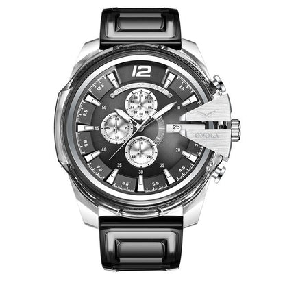Orologio al quarzo impermeabile cinturino plastica