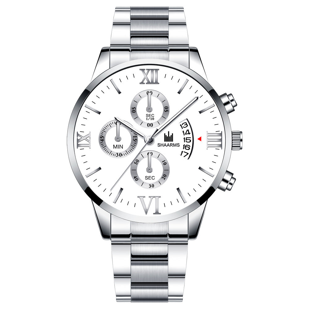 Orologio uomo acciaio business