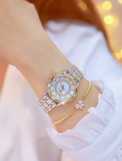 Orologio donna diamante a maglie