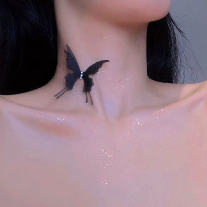 Collana clavicola farfalla