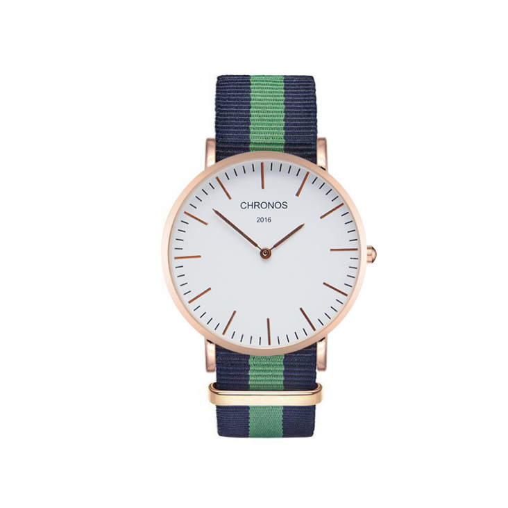 Orologio cinturino intrecciato di coppia