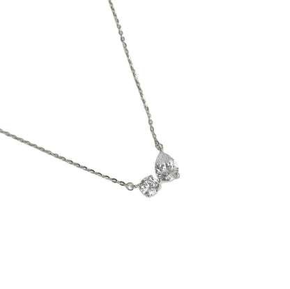 Collana cuore zirconi patchwork