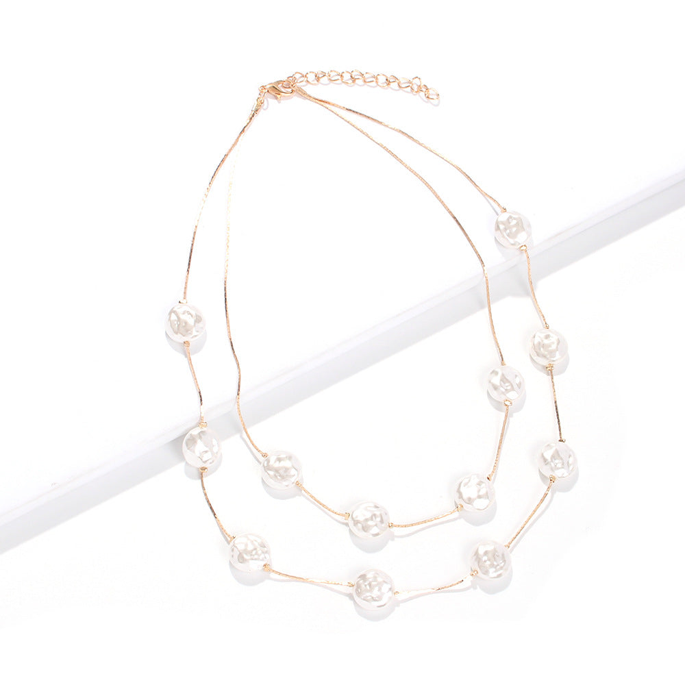 Collana perle doppia