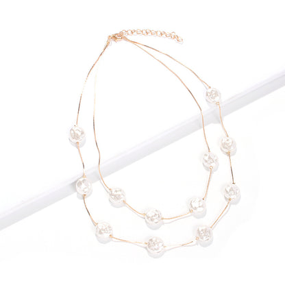 Collana perle doppia