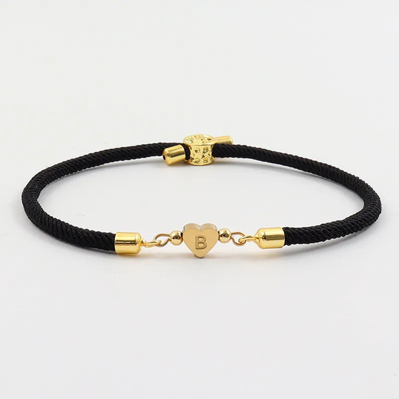 Bracciale lettere cuore