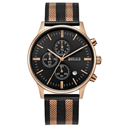 Orologio cinturino mesh in acciaio