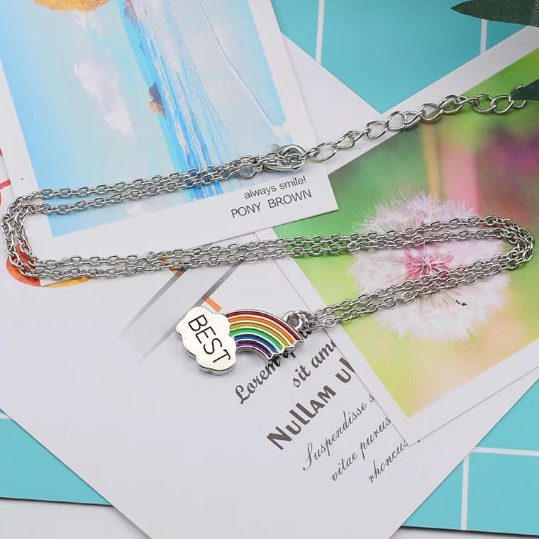 Collana nuvola arcobaleno