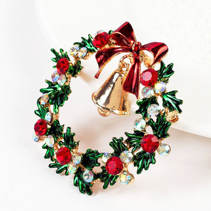 Spilla campanella Natale
