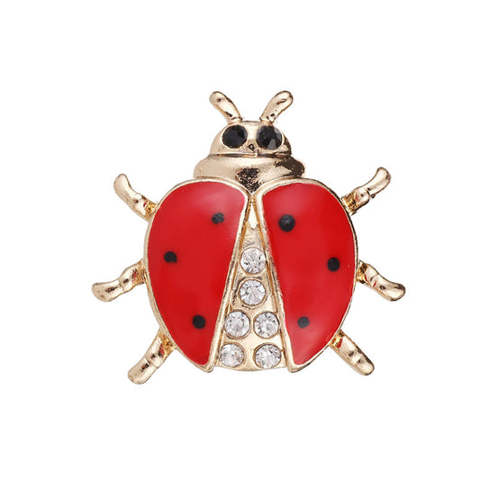 Spilla coccinella cartoon