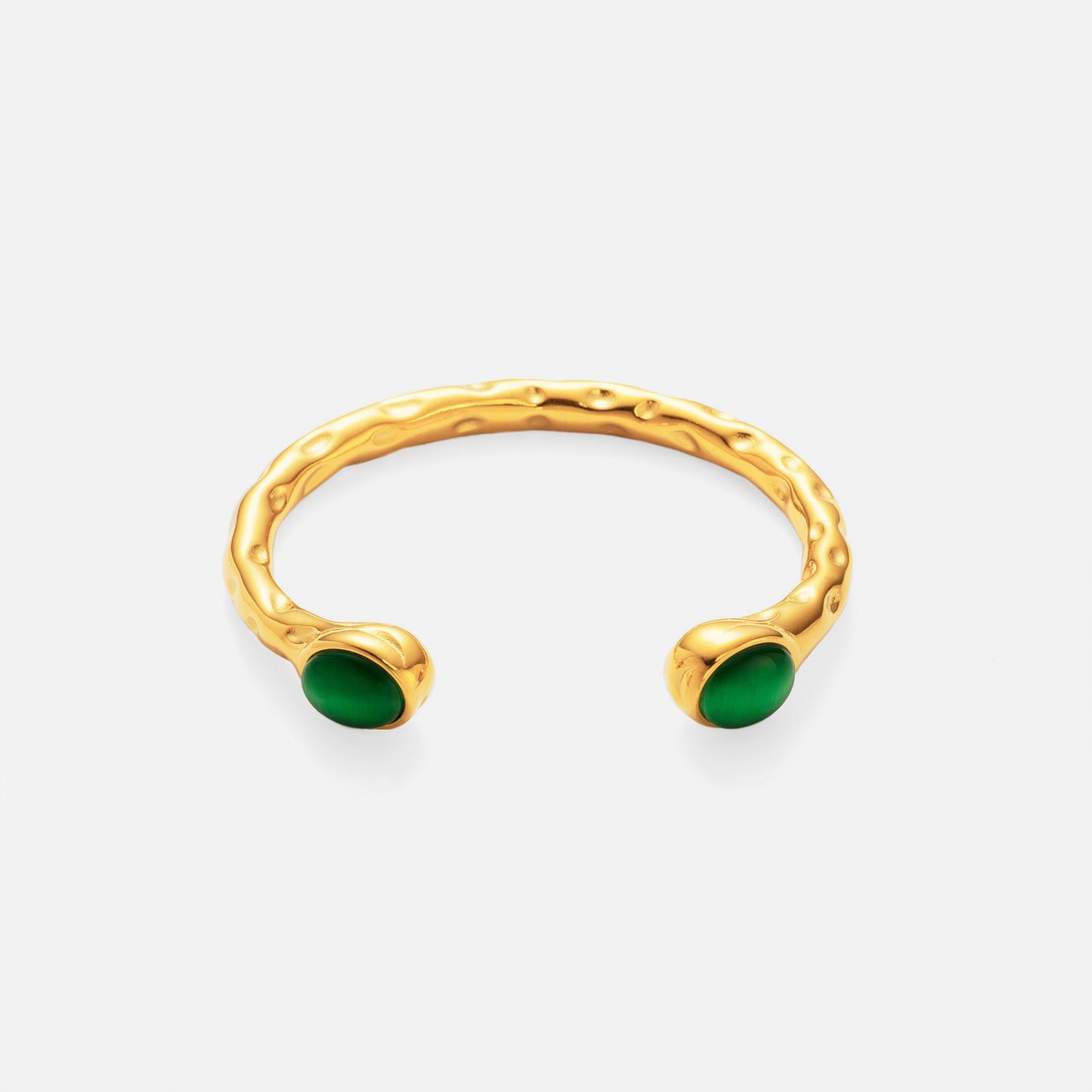 Bracciale titanio oro zircone