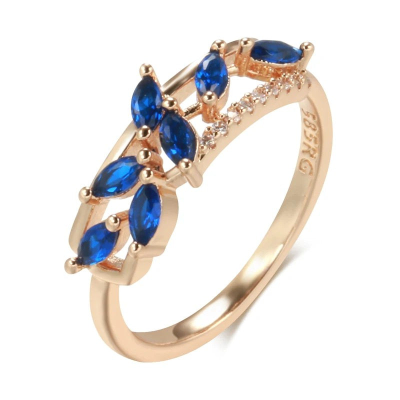 Anello zircone a bocciolo