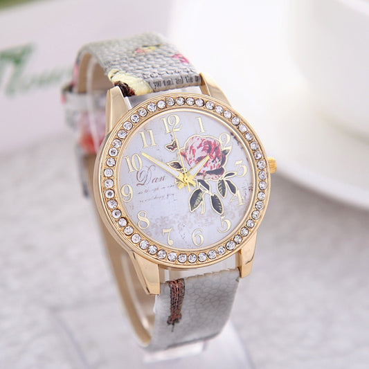 Orologio donna motivo floreale