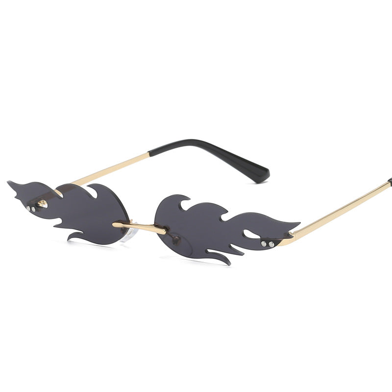 Occhiali da sole rimless metallo