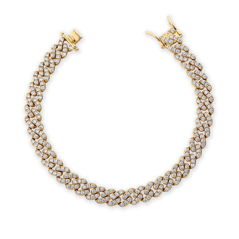 Cavigliera zirconi da donna