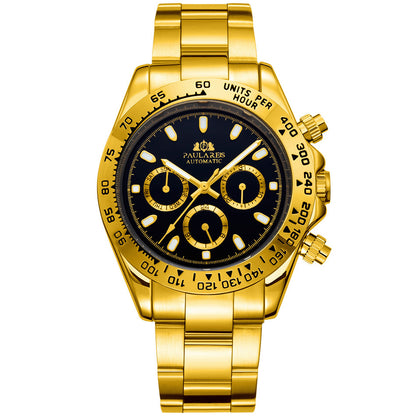 Orologio uomo meccanico acciaio blu