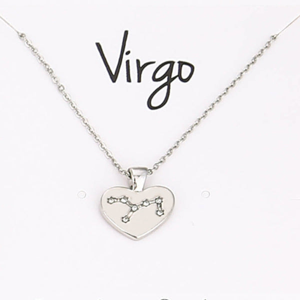 Collana Zodiaco con pendente diamante