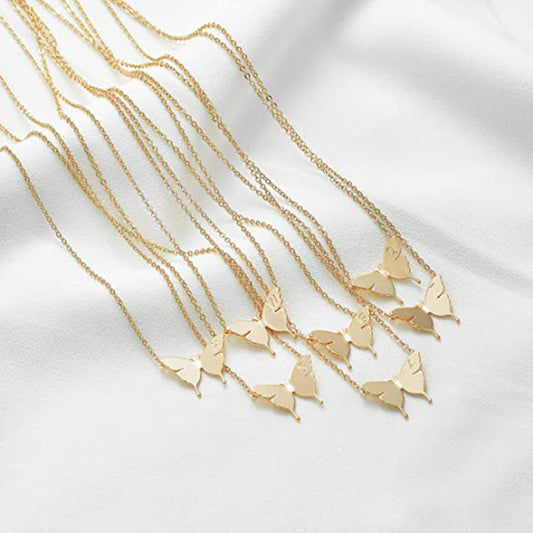 Collana farfalla geometrica semplice