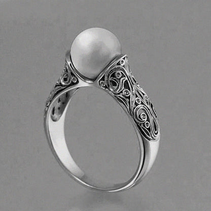 Anello Perla Sintetica