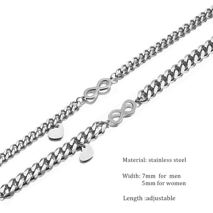 Bracciale coppia infinito