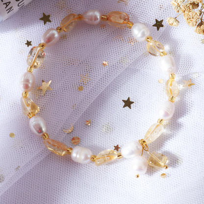 Bracciale cristallo giallo
