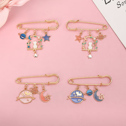 Spilla Cuore Cartoon Bambina
