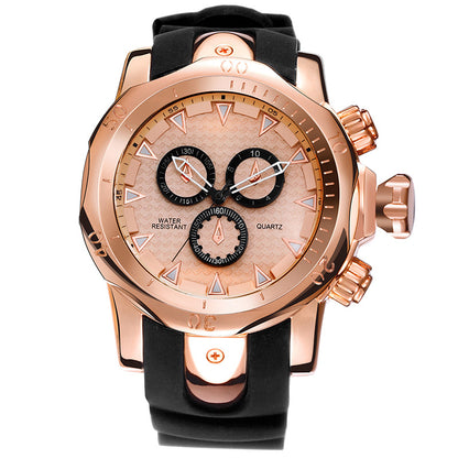 Orologio quarzo grande impermeabile