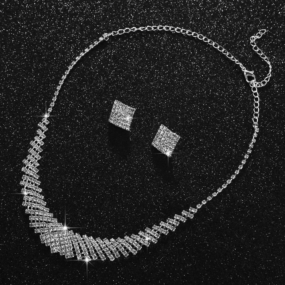 Collana strass scintillante
