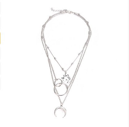Collana Luna Multistrato