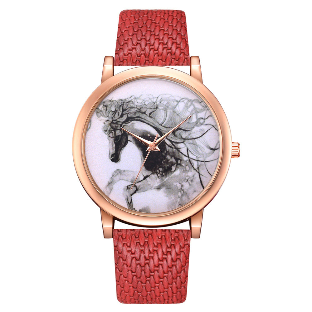 Orologio quarzo rafia
