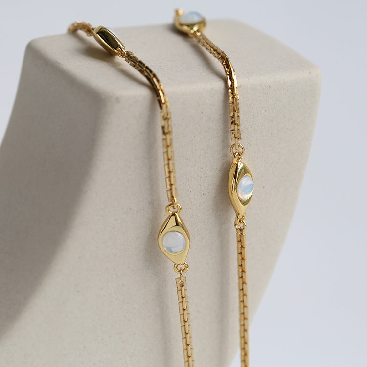 Collana occhio di opale