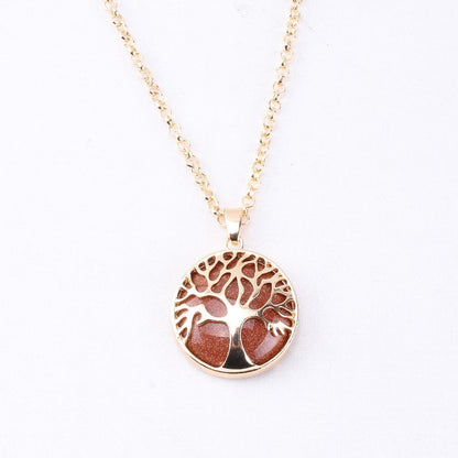 Collana albero della vita in pietra naturale