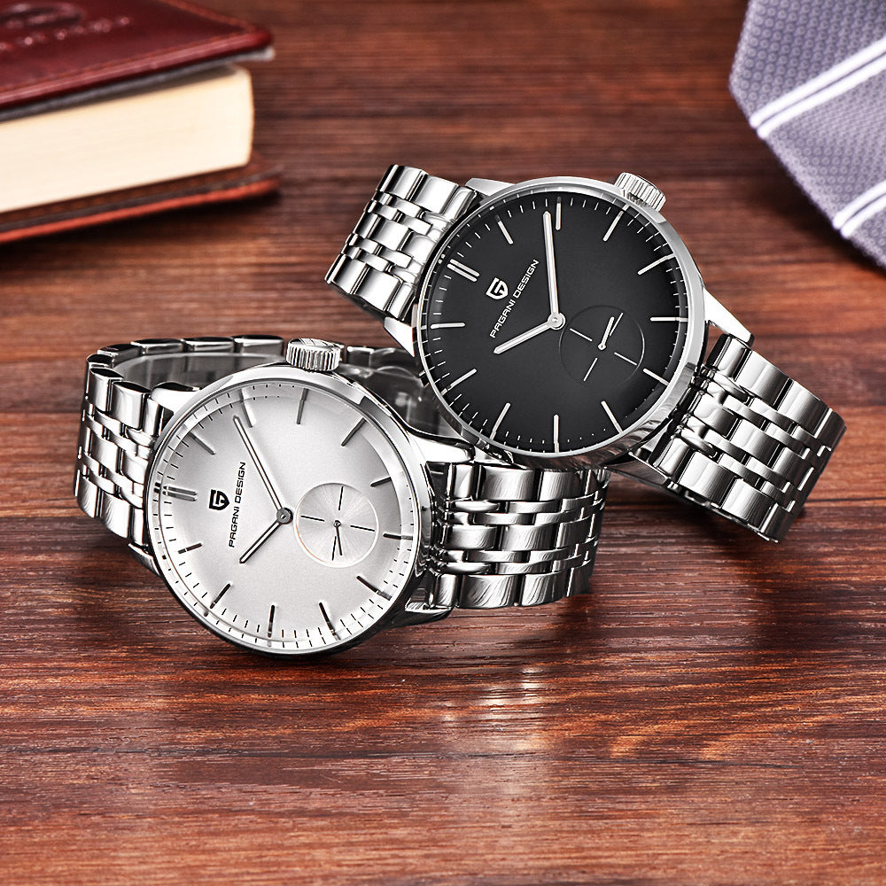 Orologio al quarzo in acciaio