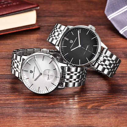 Orologio al quarzo in acciaio