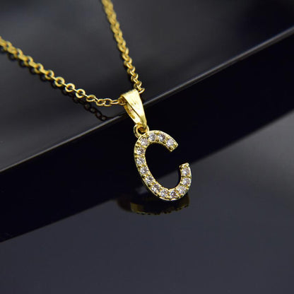Collana ottone placcato oro classica