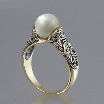 Anello Perla Sintetica