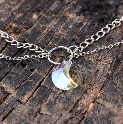Collana luna di cristallo