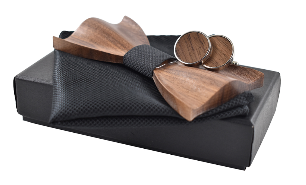 Gemelli papillon in legno