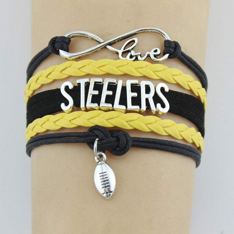 Bracciale charm rugby