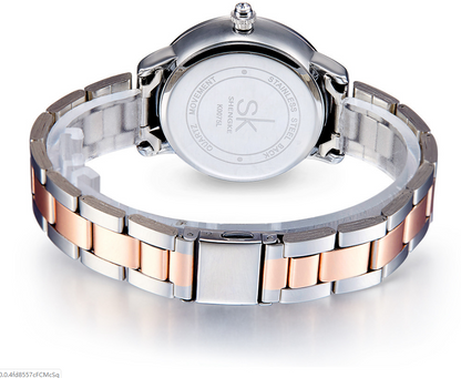 Orologio donna acciaio strass