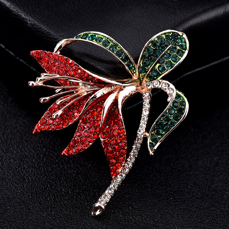 Spilla narciso diamante