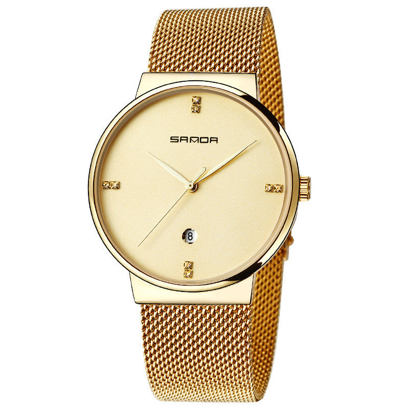 Orologio uomo mesh impermeabile