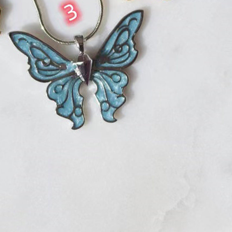 Collana farfalla perle