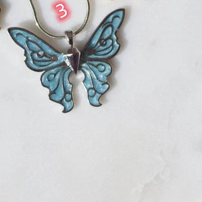 Collana farfalla perle