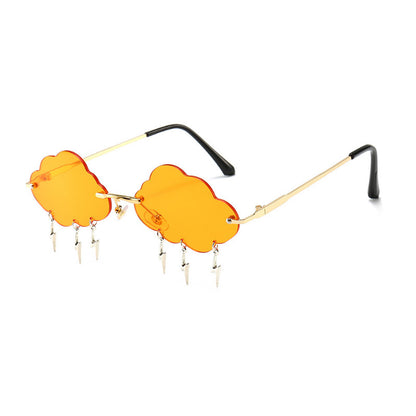 Occhiali da sole con catena cloud