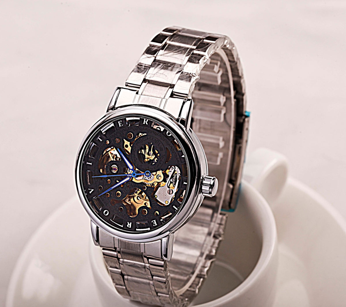 Orologio meccanico pelle automatico