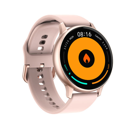 Smartwatch rotondo con monitoraggio