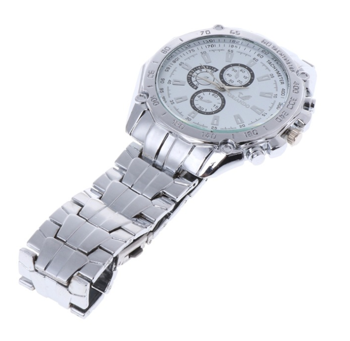 Orologio cinturino acciaio cronografo