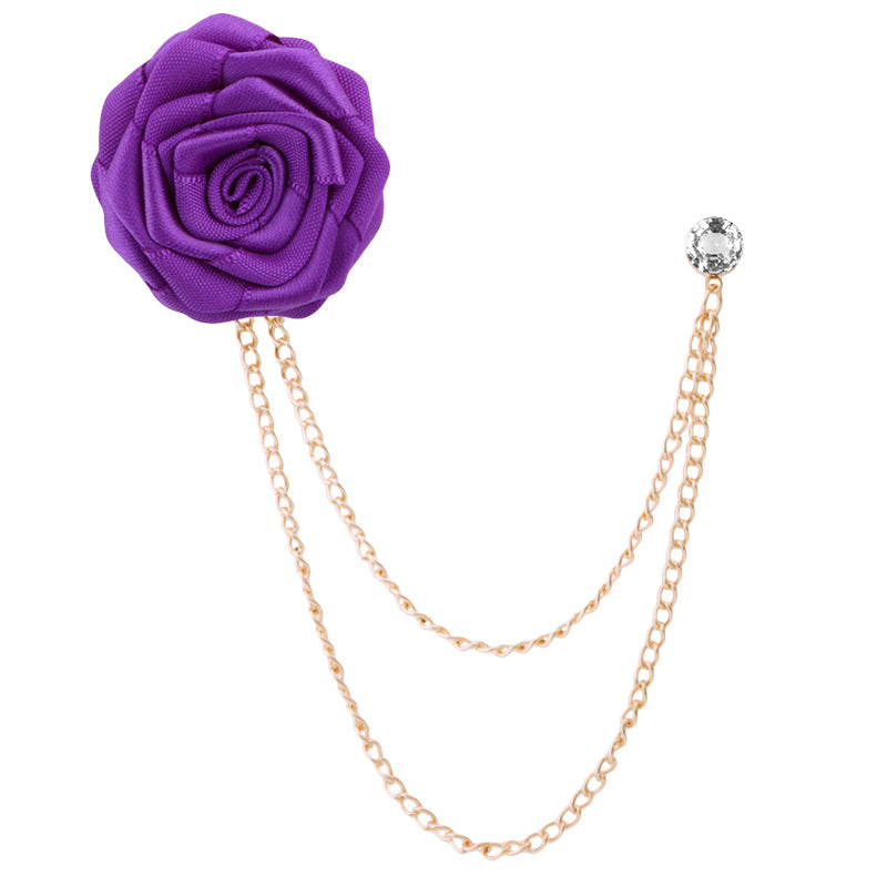 Spilla rosa a nappe