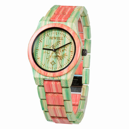 Orologio legno bambù