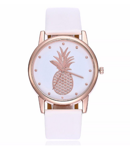 Orologio con cinturino ananas